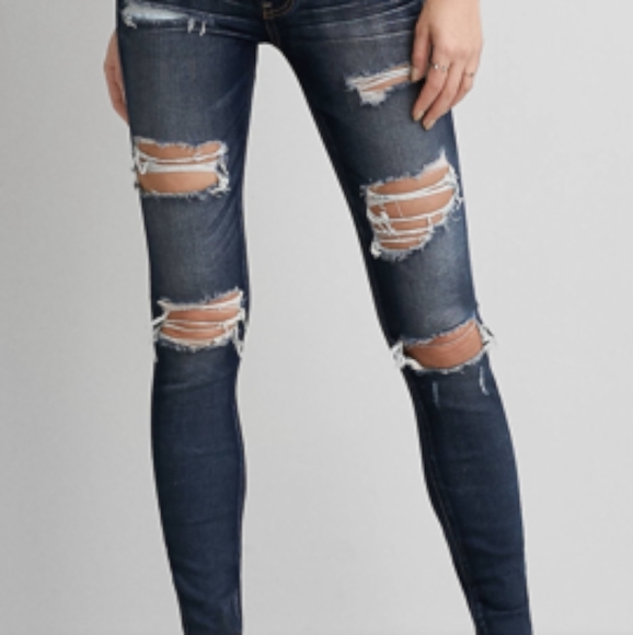 American Eagle Outfitters Denim - american eagle ripped jeans